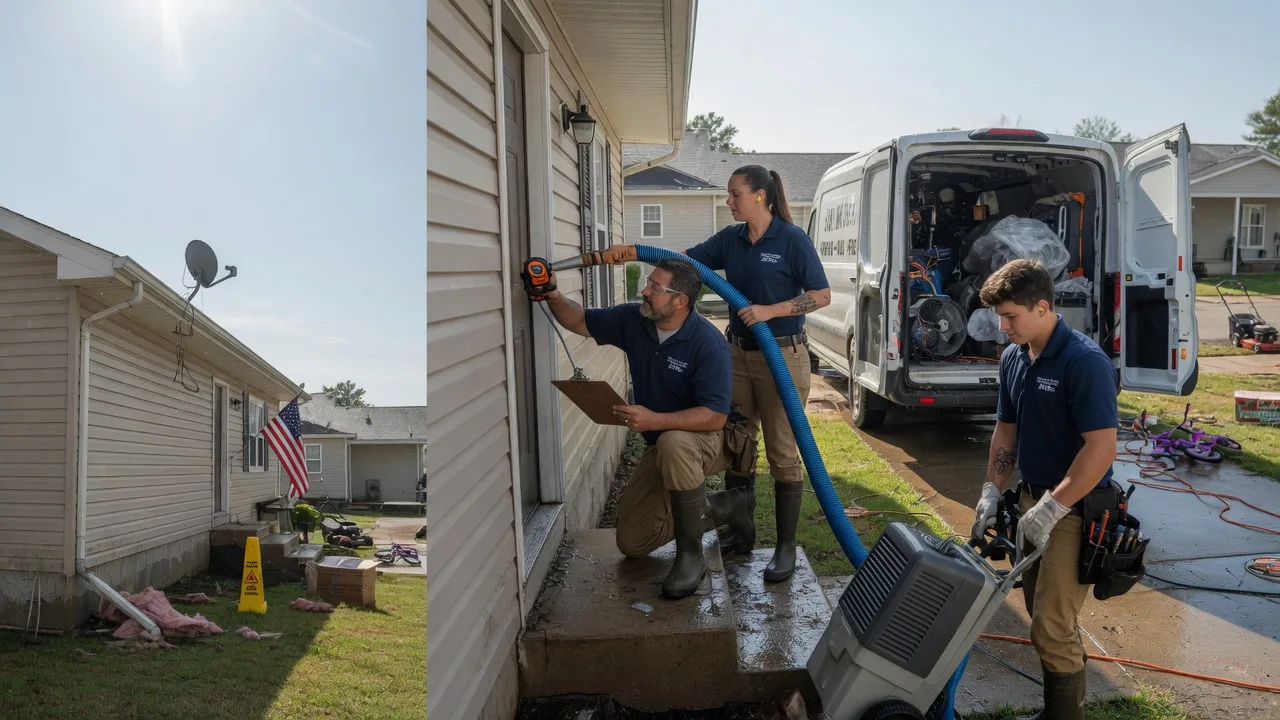 Ceiling Water Damage Restoration in Elkhorn, WI near me